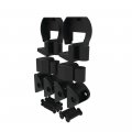Versarail Winchester Aluminum Rail Level Angle Bracket Kit Matte Black 