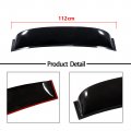 Ocpty Window Visors Fits For 2006-2011 Honda Civic Tape-on Rain Guards Side Wind Deflectors 1 Piece