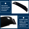 Ocpty Window Visors Fits For 2006-2011 Honda Civic Tape-on Rain Guards Side Wind Deflectors 1 Piece