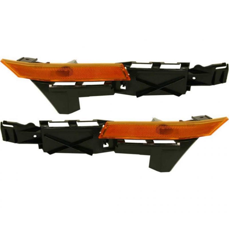 Mercury Milan 2006-2009 Turn Signal Side Marker Light Driver Passenger Side Pair W Bulbs Included Fo1026107 Fo1027107 Replaces