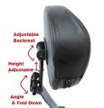 Fully Adjustable Driver S Backrest For 99 Bmw K1200lt Studded Contoured