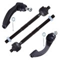 4 Piece Front Inner And Outer Tie Rod End Kit Ev323 Es80360 Es80361 For Chrysler Sebring 1996 2006 Cirrus 1995 2000 Dodge 