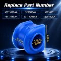 2pcs 32 Mm Suspension Sway Bar Bushings For Ram 1500 2500 3500 Dakota Replace 52013697aa 52038048 52038851 Fusbk7353