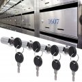 4 Set Cam Lock Zinc Alloy File Cabinet Mailbox Drawer Slidding Door Safetys With Keys103a 30 For Family 103-30 Hook Lock