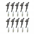 Engine Ignition Coil Spark Plug Kit 20 Piece Set For V10 Super Duty 