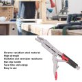 Fydun Straight Jaw Locking Pliers Fast Release Long Nose Plier Woodworking Clamping Tool For Narrow Spaces
