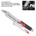 Fydun Straight Jaw Locking Pliers Fast Release Long Nose Plier Woodworking Clamping Tool For Narrow Spaces