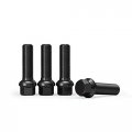20pcs Extended Black Lug Bolts 14x1 5 40mm Shank Length Not Ball Radius Seat For Audi Tt A3 A4 S4 A5 S5 A6 S6 A7 A8 B5 B6 B7 B8 