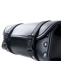 Elainestore Motorcycle Bags Saddlebags With Leather Shell Black