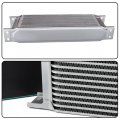 G-plus Aluminum 30 Row An10-10an Universal Radiator Oil Cooler Condenser Filter Adapter Kit Black