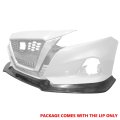 Ikon Motorsports Front Bumper Lip For 2019-2022 Nissan Altima Ik V4 Style Unpainted Black Pu Air Dam Chin Spoiler Protector