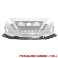 Ikon Motorsports Front Bumper Lip For 2019-2022 Nissan Altima Ik V4 Style Unpainted Black Pu Air Dam Chin Spoiler Protector