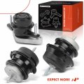 A-premium 3pcs Engine Motor Mount And Transmission Kit Compatible With Infiniti Qx70 2014-2017 Ex35 2008-2012 Fx35 2009-2012