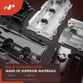 A-premium Left Side Engine Valve Cover Kit Compatible With Ford F-150 F-250 Super Duty Mustang Expedition Explorer Sport Trac