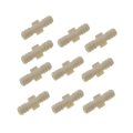 Hard Vacuum Tubing Connector Plastic White Straight 0 31 In Outer Diameter 10 Pack Alx-pau-rb-493-045-cl360a50 