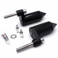 Httmt- Black Spike Frame Slider Billet Aluminum For Cbr1000rr Cbr 1000 Rr 2006-2007 P N Mt290-006