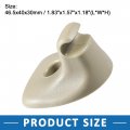 A Absopro Sun Visor Hook Clip 1gw25dw1aa Car Accessory For Dodge Avenger 2008-2014 Set Of 2