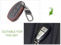 Car Smart Key Case Leather Automotive Keychain Ring Fit For Suzuki Swift Kizashi Sx4 S-cross