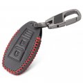 Car Smart Key Case Leather Automotive Keychain Ring Fit For Suzuki Swift Kizashi Sx4 S-cross