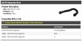 Left Driver Side Separator Hose Compatible With 2008-2010 Porsche Cayenne