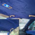 Moyishi Dark Blue Suede Headliner Fabric With Foam Backing Material For Automotive Home Trim Seat Door Trunk Lining Diy Repair