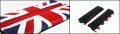Cuztom Tuning Fits For 2002-2019 Mini Cooper Leather Union Jack Uk Flag Logo Comfort Seatbelt Shoulder Pad X 2