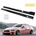 Black 86 6 Inch Side Skirt Kit Replacement For Q50 Q60 Q70 1997-2021 Lower Protection Extension Rocker Splitter Diffuser Body 