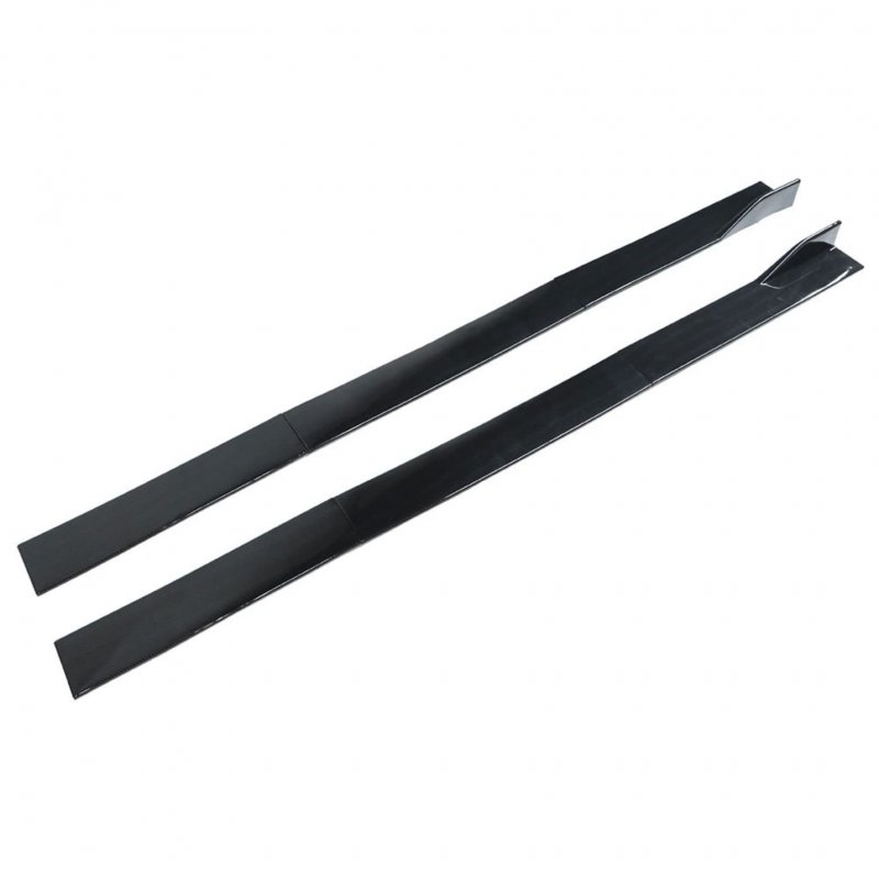 Black 86 6 Inch Side Skirt Kit Replacement For Q50 Q60 Q70 1997-2021 Lower Protection Extension Rocker Splitter Diffuser Body