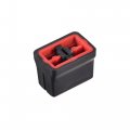 Uxcell Plastic Straight Slide Potentiometer Flat Push Knob Insert Shaft 4x1mm Red Black 10pcs