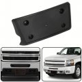 Ecotric Front License Plate Bracket Compatible With 2007-2014 Chevy Silverado 1500 2500 3500 Frame Holder Replace For 15781554