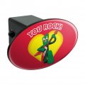 Gumby With Guitar You Rock Heart Oval Tow Trailer Hitch Cover Plug Insert