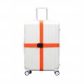 Travel Accessory Luggage Tag Pocket Buckle Strap Suitcase Belt Orange 2m Girth