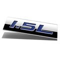 Chrome Finish Metal Emblem 1 5l Badge Blue Letter