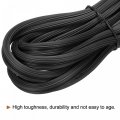 Uxcell Screen Spline 5m 16 4ft Rubber Sealing Strip Window Retainer 5 5mm Od Black 2 In 1 Combine Type