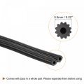 Uxcell Screen Spline 5m 16 4ft Rubber Sealing Strip Window Retainer 5 5mm Od Black 2 In 1 Combine Type