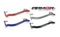 Zeta Drop Down Bend Aluminum Handguards Pair For 1 8 Handlebars Red 