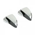 Polished Chrome Finish Midi Adjustable Glass Shelf Brackets Metal Wood Glass Bracket Wall Mount Pair