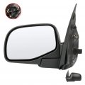 Ocpty Driver Side Power Puddle Lamp Manual Folding Mirrors Compatible With 2002-2005 Ford Explorer 2002 For Mercury Mountaineer
