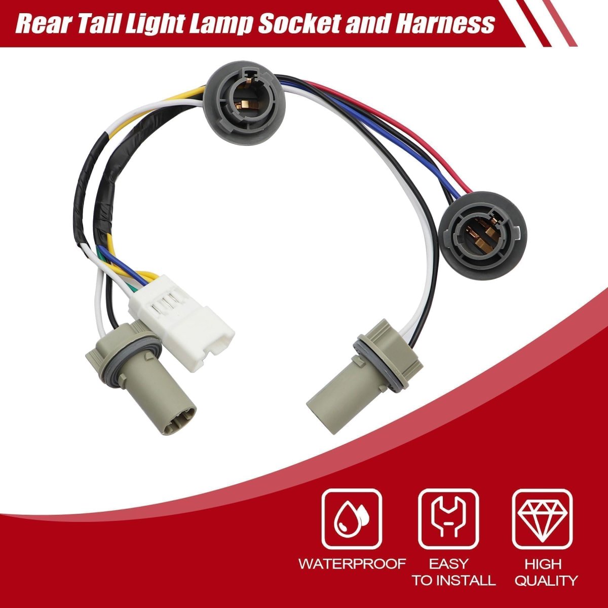 Rear Tail Light Lamp Socket And Harness For Hyundai Sonata Sedan 2011012 2013 2014 2 0l 2 4l Part Number 92450-3q000 924503q000