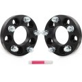 1 In Wheel Adapters 5x4 5 To 75 Bore 73 1mm For Ford Explorer Edge Ranger Jeep Liberty Cherokee Wrangler Lincoln Town Car Black 
