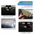 Funny Pig Goat In Car Sunshade Windshield Sun Shade Window Cover Accordion Foldable Uv Ray Protection For Harmful Rays 55 X 27
