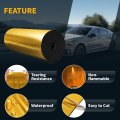 276mil 7mm 16 14sqft Sound Deadener Mat Aluminum Foil Heat Shield Material Self Adhesive For Hood Boat Engine Cover 118 11 X19