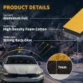 276mil 7mm 16 14sqft Sound Deadener Mat Aluminum Foil Heat Shield Material Self Adhesive For Hood Boat Engine Cover 118 11 X19