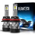Beamtech 9007 Led Fog Light Bulbs Hb5 Bulb 16000lm 70w 6500k 30mm Heatsink Base Csp Chips Small Size Of 2 