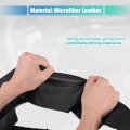 Uxcell Car Hand Sewn Steering Wheel Cover Stitch Fit 15 4-16 Inch Black
