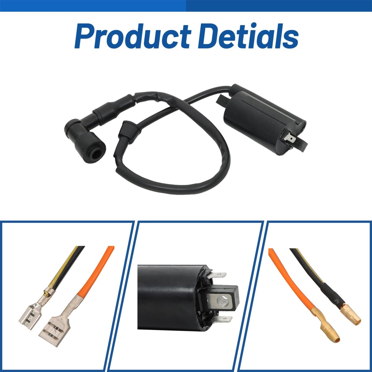 Ignition Coil Kit Replacement For Kawasaki Bayou 300 Klf300 1988-2004