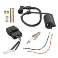 Ignition Coil Kit Replacement For Kawasaki Bayou 300 Klf300 1988-2004 