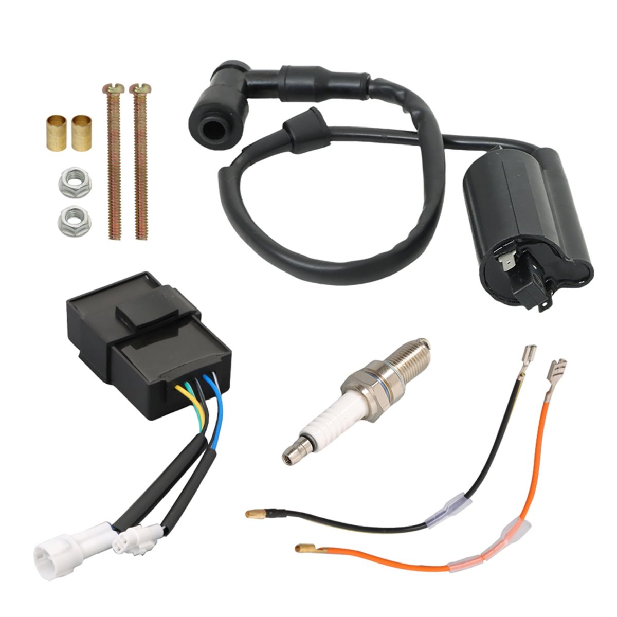 Ignition Coil Kit Replacement For Kawasaki Bayou 300 Klf300 1988-2004