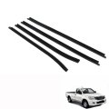Front Black Window Glass Seals Plastic Replacement For Hilux Cab 2005-2015 