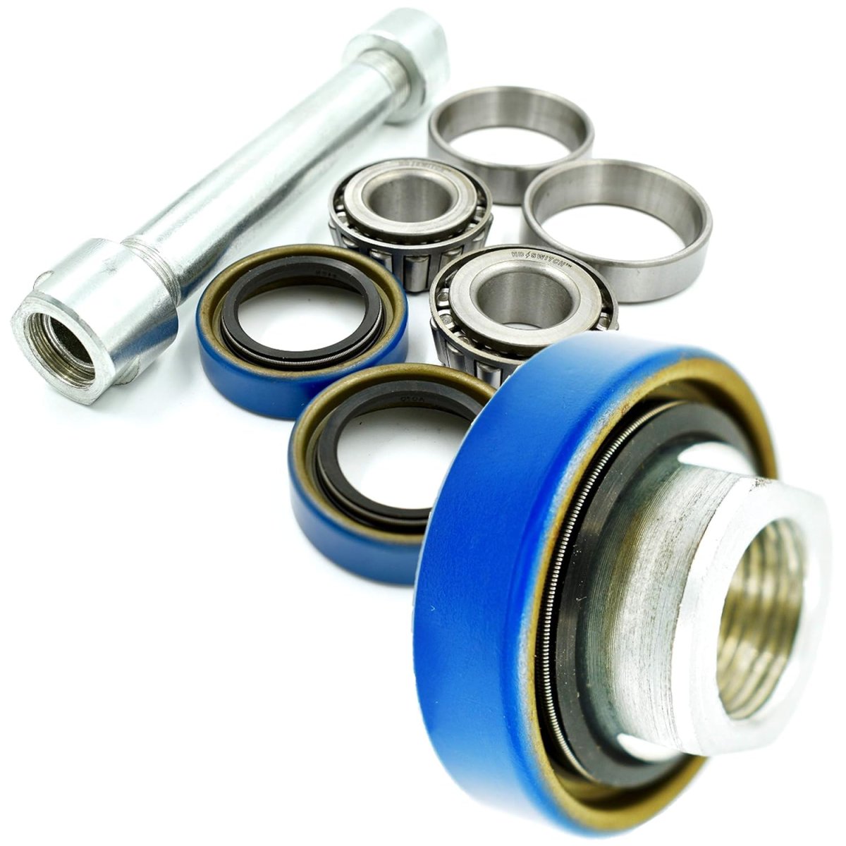 Front Wheel Bearing Axle And Spring Loaded Seal Rebuild Kit For 13x5 00-6 Tires Fits Toro Exmark 126-5360 103-3051 1-633584